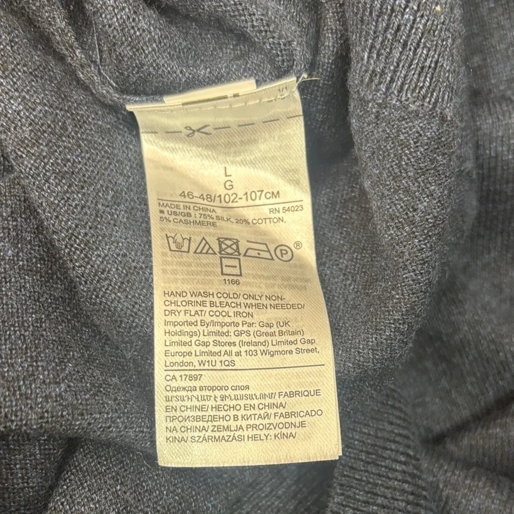 Banana Republic Navy  V-Neck Sweater